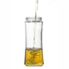 Jar de rangement en verre en gros 410 ml avec bouchon de couvercles métalliques pour la confiture de pots de miel