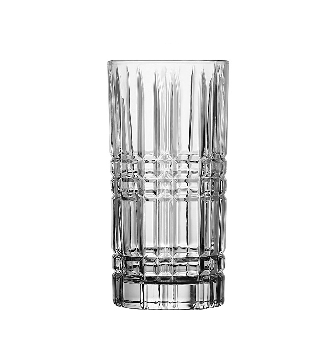 Verre de whisky diamant conçu 400 ml de maison de verre à boire réutilisable