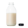 1000 ml de grande forme carrée bouteille de lait en verre emballage de lait