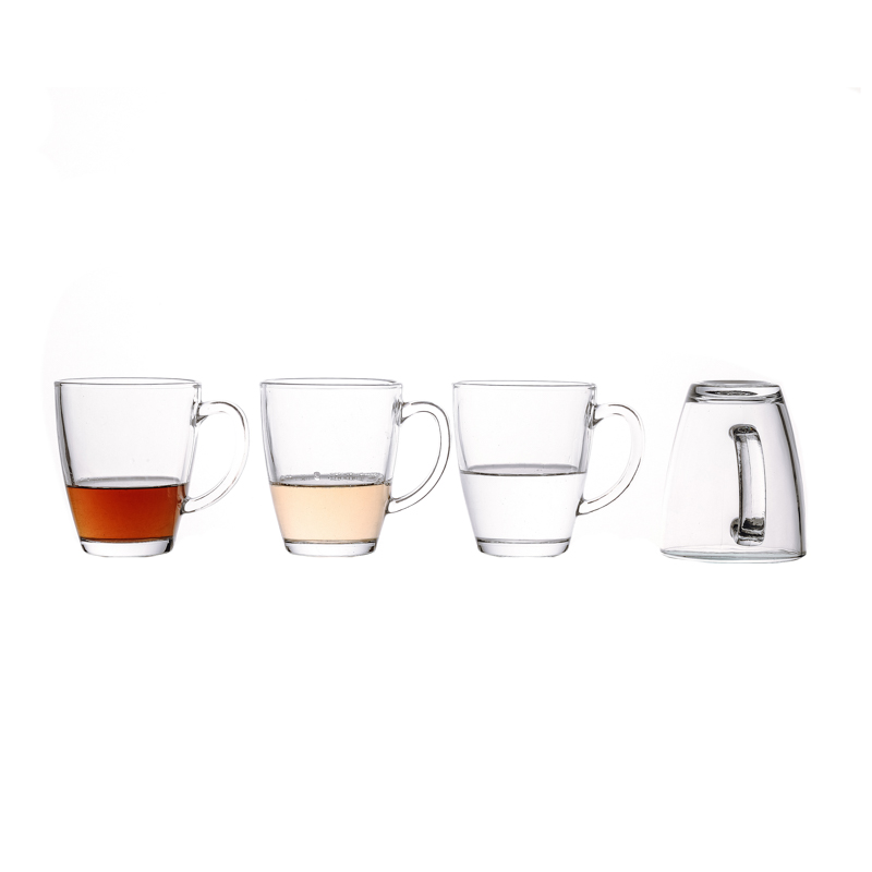 320 ml Nordic Design Glass Clai Café Café Milk tasses avec poignée