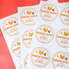 Autocollants d'étiquette auto-adhésif à imprimé personnalisé KDG Sticker en vinyle imperméable