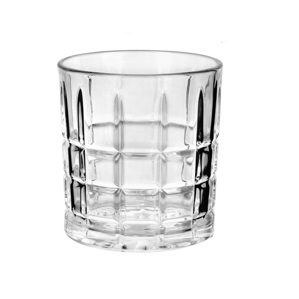 360 ml tasses à plaid à vente à chaud en verre cristallin