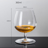 Gobblets de verres à vin de 360 ​​ml dans des styles courts pour les boissons