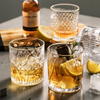 Tasses à whisky en verre cristal 340 ml au design de luxe