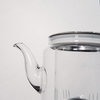 Borosilicate à borosilicate à haute teapot épaissie de thé domestique à la maison en acier inoxydable