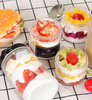 Yaourt en bocal en verre