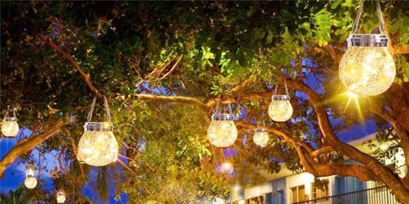 Lumières LED de jardin de Noël