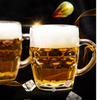 Coupe de bière en verre de haute qualité de modèles personnalisés de 560 ml
