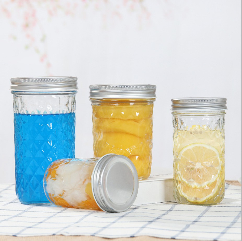 Blue Glass Jars