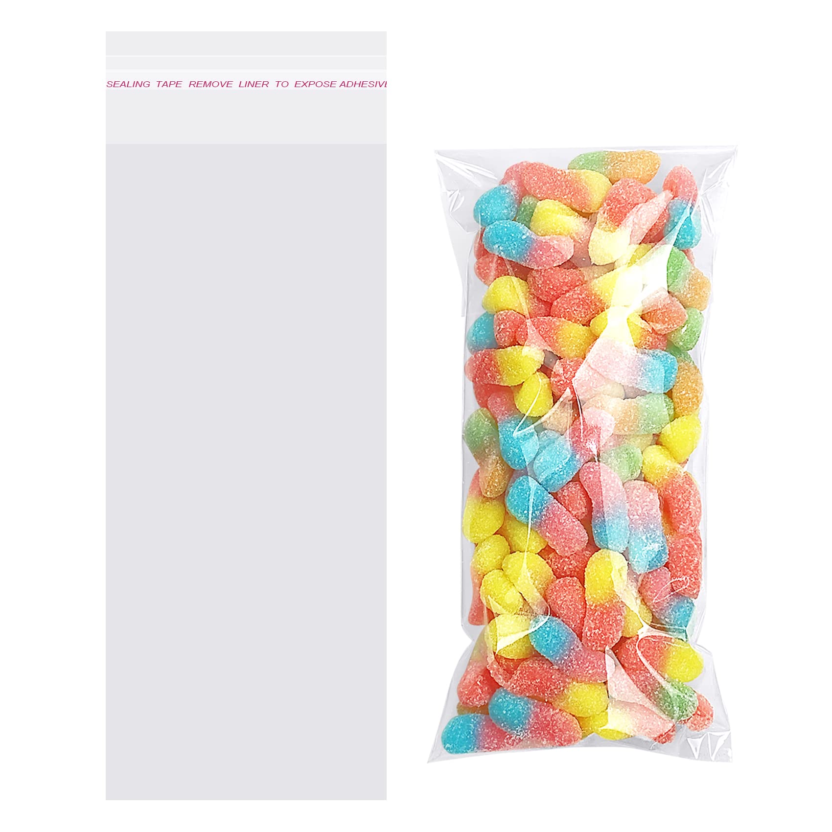 KDG Emballage KDG Transparent Sac à cellophane refermable pour les cookies d'emballage Cadeaux Favors Produits Candy