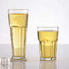 Tasses en verre de verre de 350 ml 500 ml pour la bière et la boisson de jus