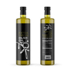 Couleur ambrée 250 ml de bouteilles d'huile d'olive en verre bouteilles d'huile de cuisson avec couvercles