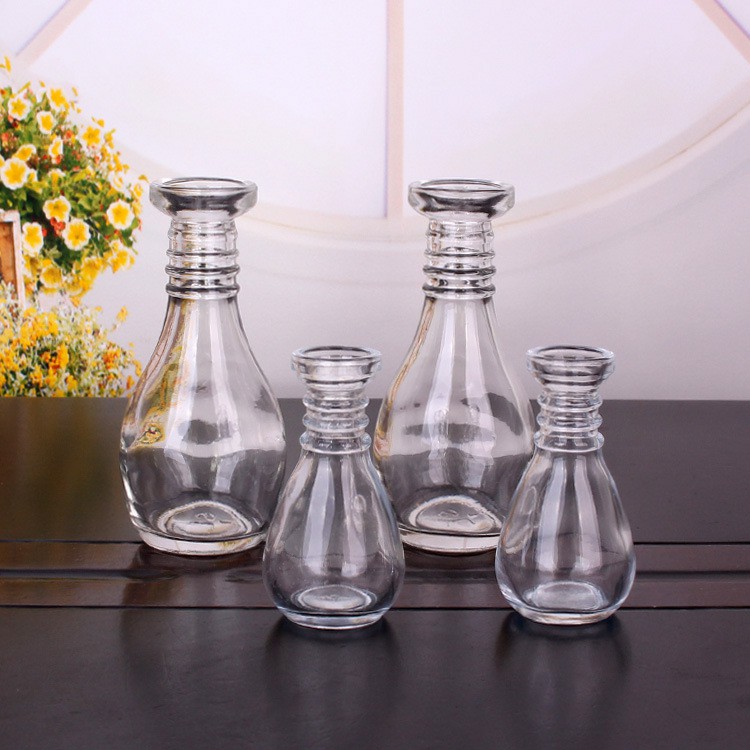 Décoration de vase à fleurs en verre de 120 ml claire 120 ml 