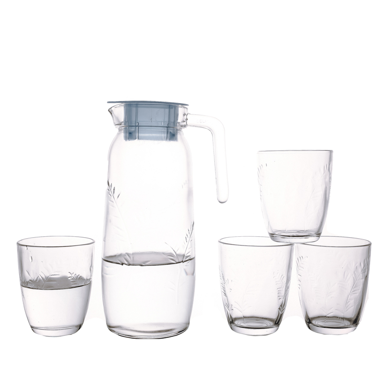 KDG Glassware Flint Glass Kettle Series avec emballage personnalisé