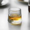 Verre à boire 5 oz de verres de whisky rotatif tasse de verre en cristal sans plomb