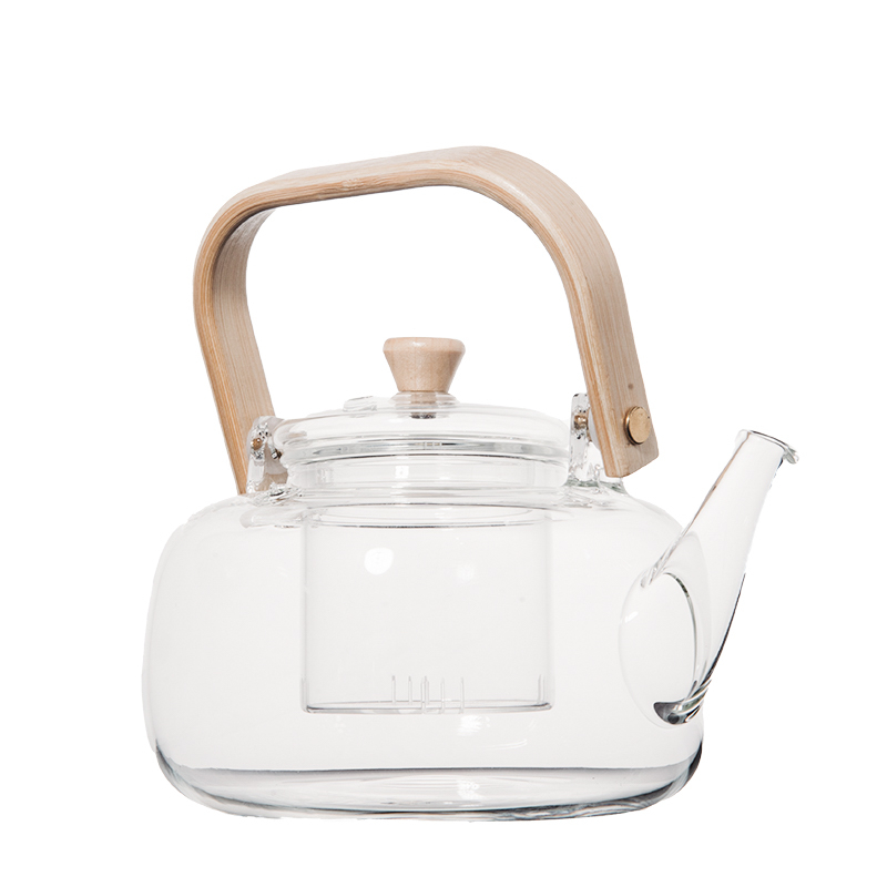 Pot de poutre de levage de verre peut chauffer le thé en verre résistant à haute température à haute température