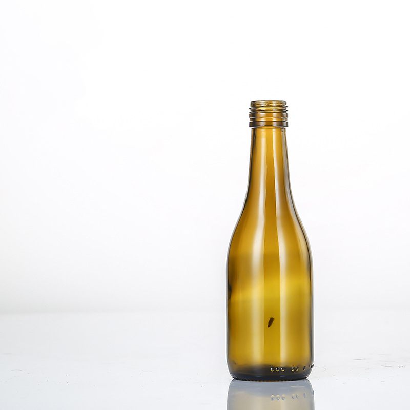 Vide 187 ml en verre bordeaux bouteilles de vin de bois emballage de boisson
