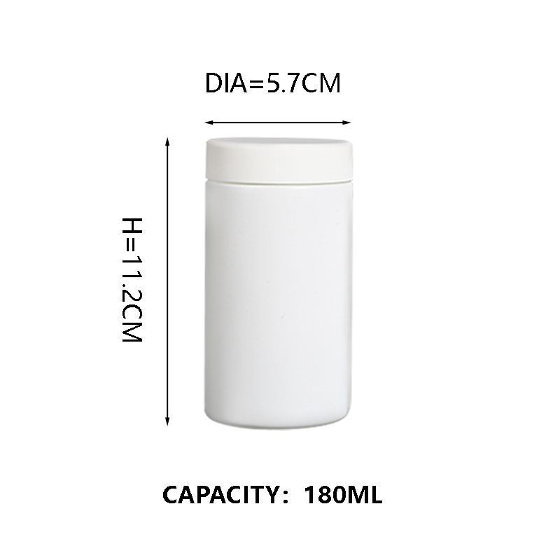 Kdg blanc 1oz 2oz 10 oz de récipients de concentré de verre résistant aux enfants vides