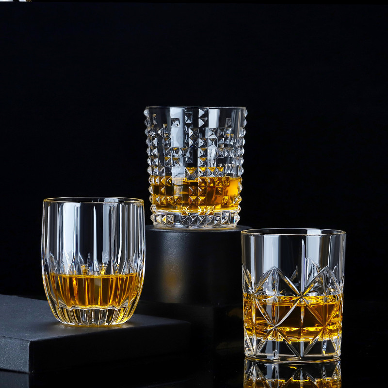 Nouvelles tasses à liqueur en verre cristal de luxe de 300 ml