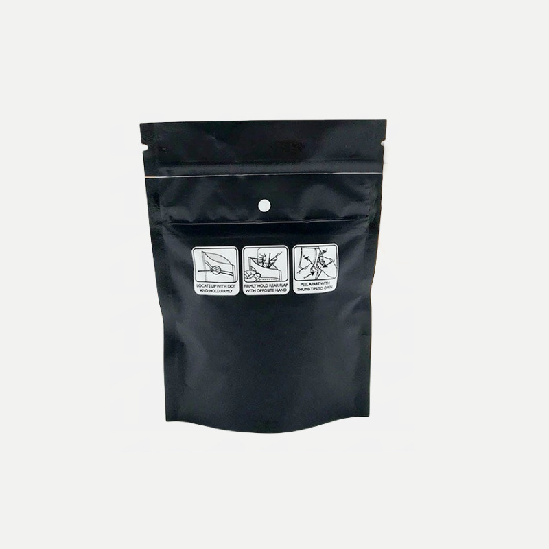 Sacs mylar noirs de marque mate kdg