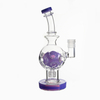Kdg fumée petite bouteille d'eau en verre de narguilé transparent
