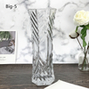 Vase en verre transparent nordique personnalisé pour décoration de Noël