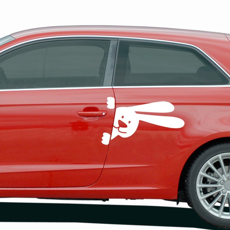 KDG Funny Monster Sticker for Cars Trucks Dents & Sports Cars Vinyl Stickers Car Decs