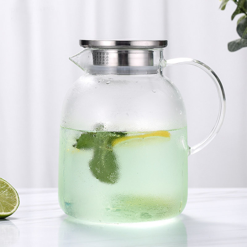 Emballage de thé de la série de bouilloires à eau claire Utiliser des ensembles de tasses en verre