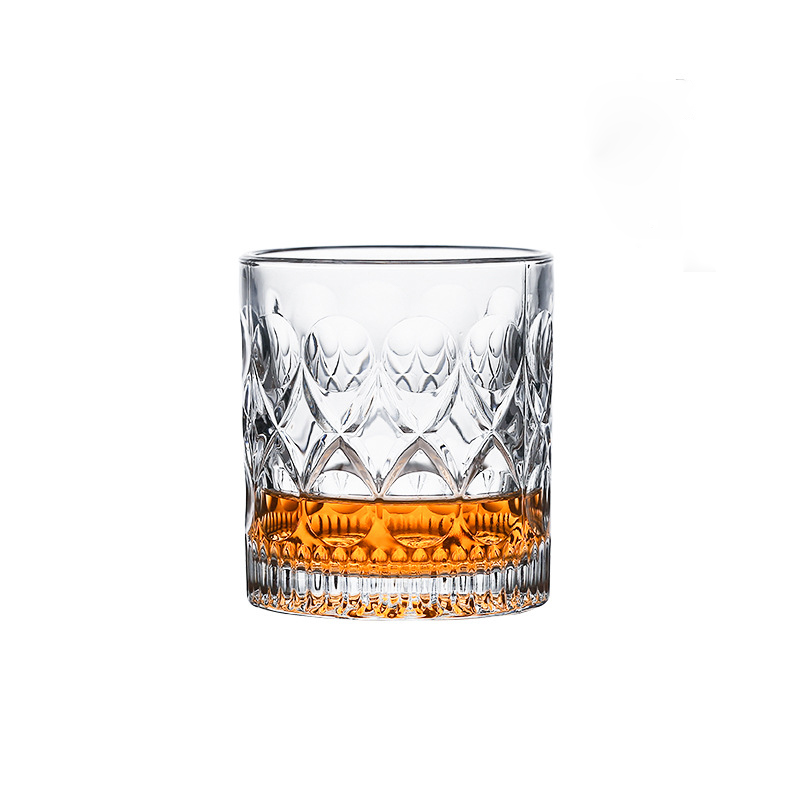 Tasse en verre d'alcool 340 ml tasses de whisky en cristal