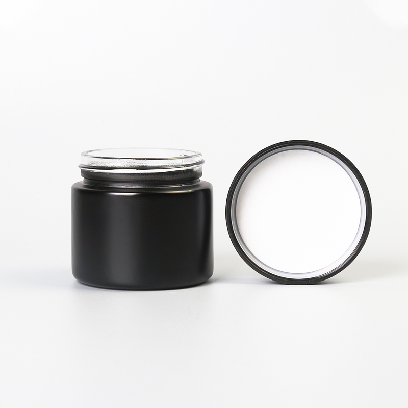 Kdg noir 1oz 2oz 10 oz carrés vides carrés de verre résistant aux enfants résideurs en verre résistant aux enfants
